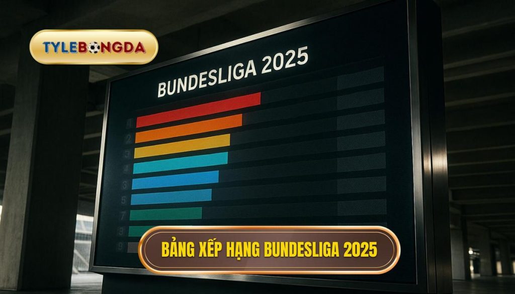 Bảng xếp hạng Bundesliga 2025