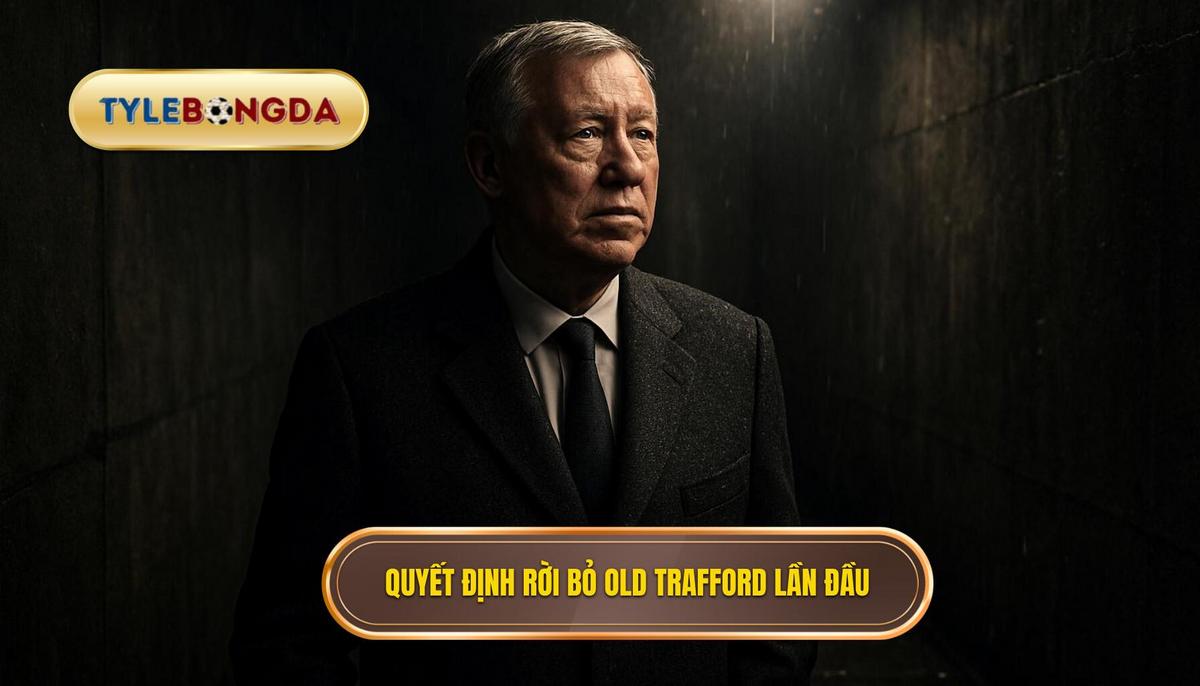 Những bước đi đầu tiên và quyết định rời bỏ Old Trafford lần thứ nhất