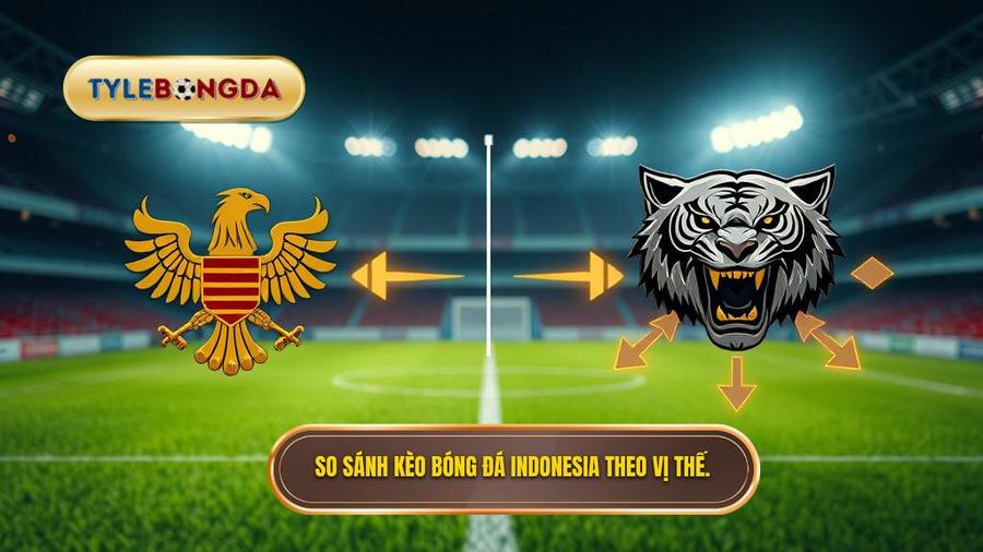 Bảng so sánh đặc điểm kèo bóng đá Indonesia theo vị thế đội bóng