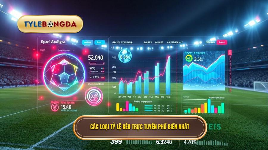 Các loại tỷ lệ kèo trực tuyến phổ biến nhất